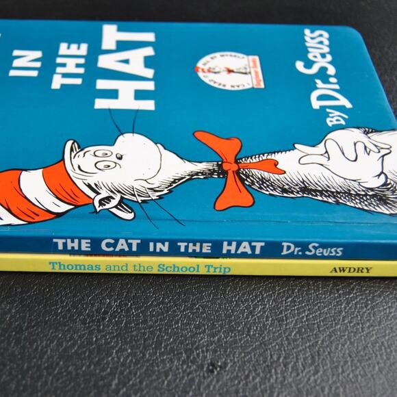 Dr. Seuss Cat in the Hat & Thomas the Train 2 Beginner Book Combo - Picture 1 of 7